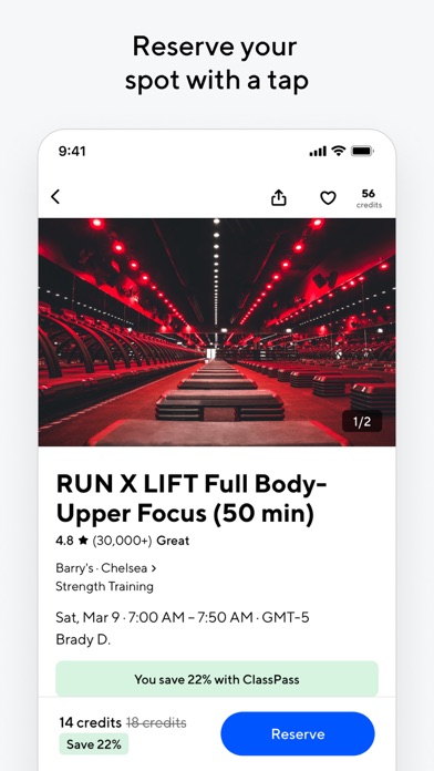 ClassPass: Fitness, Spa, Salon Screenshot