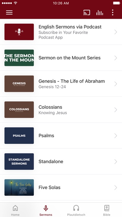 Grace Bible Church Paris Screenshot