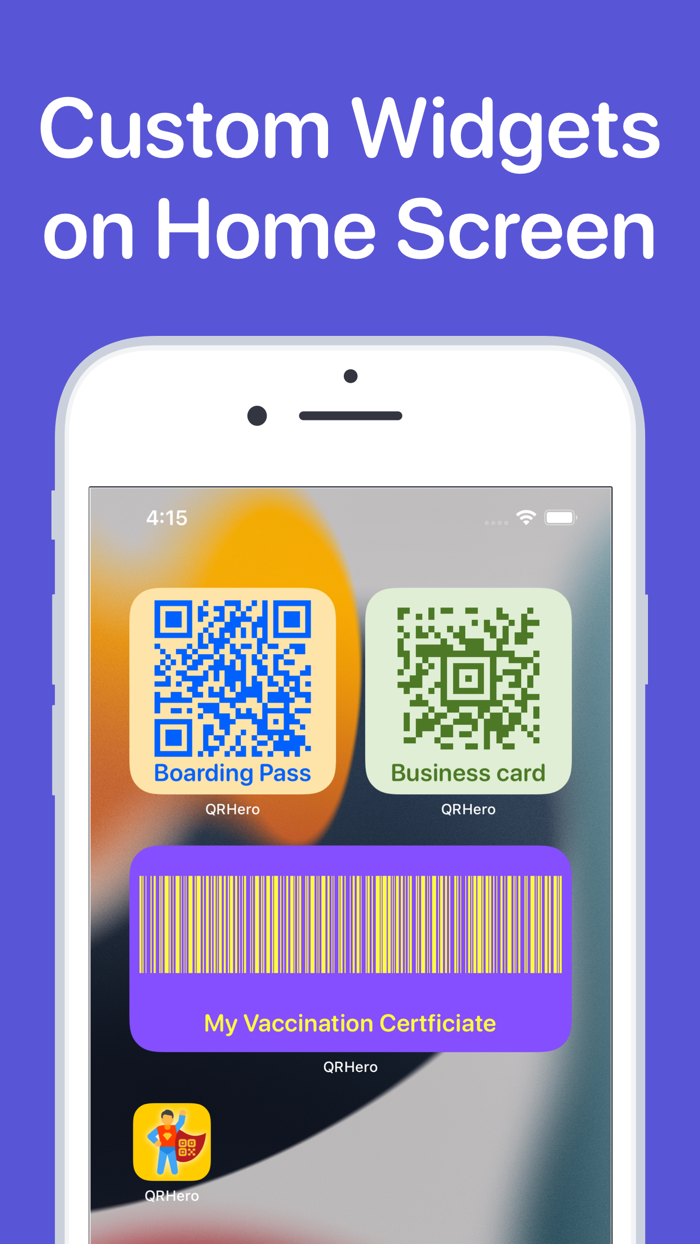 QR Code Widgets App