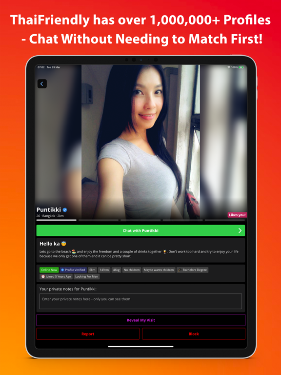 Screenshot #4 pour ThaiFriendly Dating