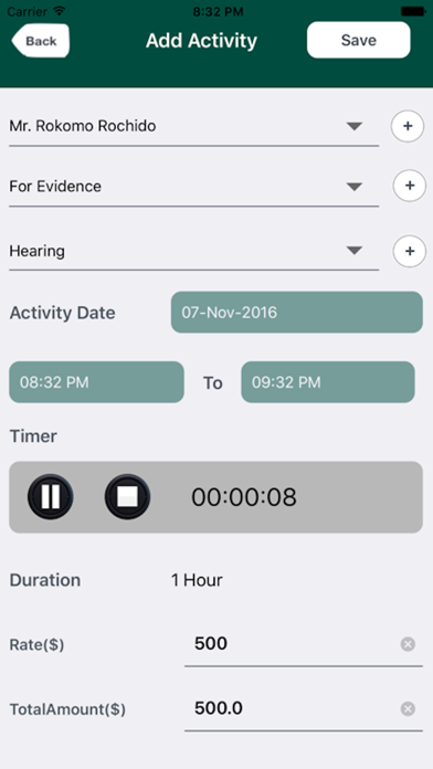 AttorneyTime Screenshot