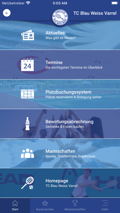 TC Blau Weiss Varrel Screenshot
