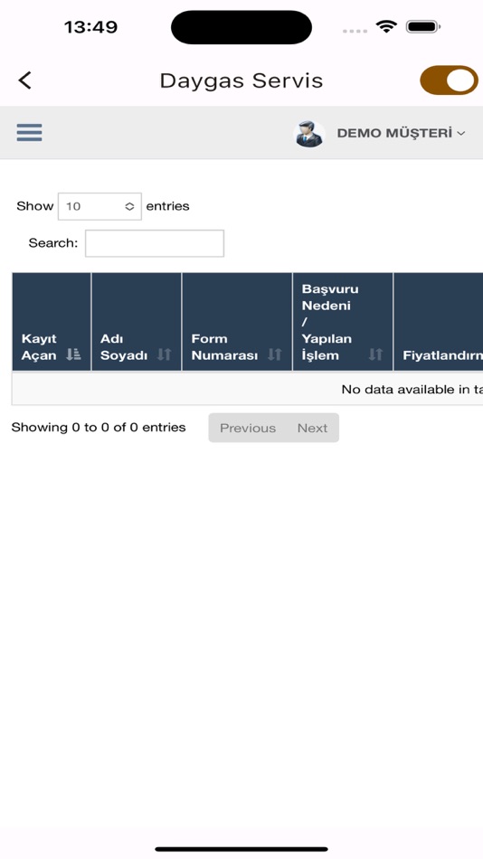 #3. Daygas Servis (iOS) Podle: Benim Soft