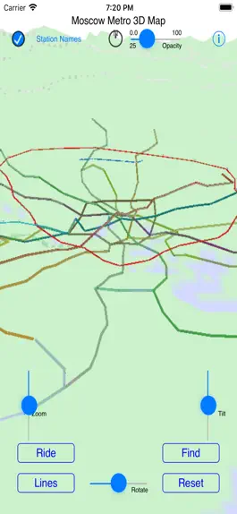 Game screenshot Moscow Metro 3D Map apk