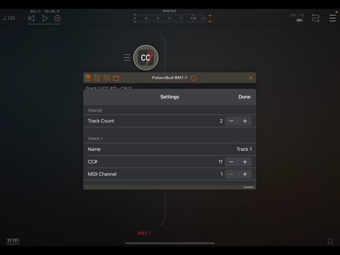 PatternBud - MIDI CC Sequencer