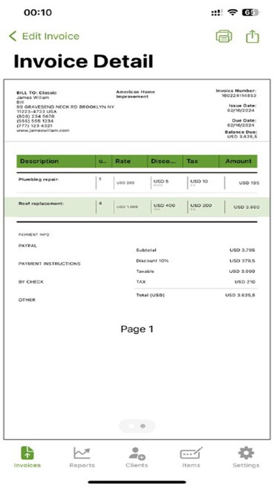 Invoice Pro Maker Screenshot