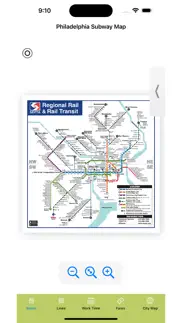 philadelphia subway map iphone screenshot 2