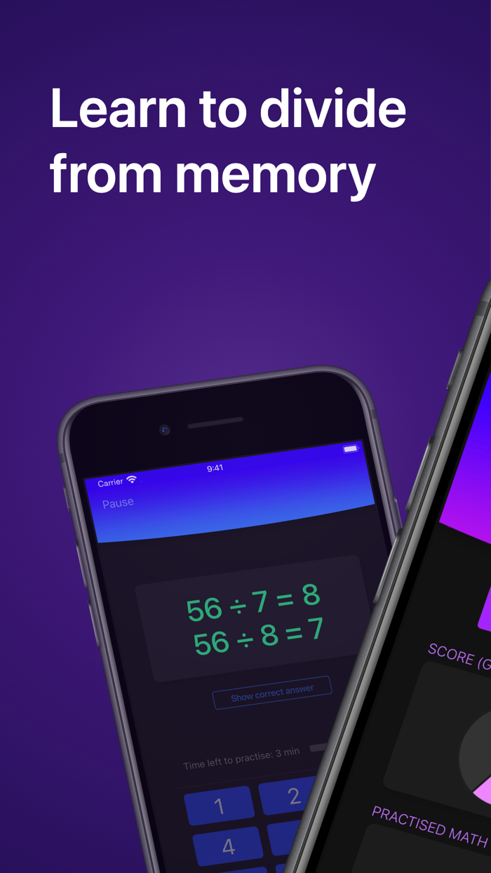 Division Flash Cards