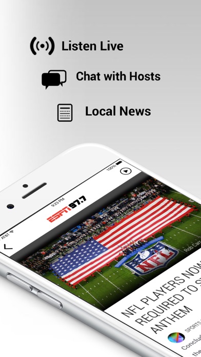 ESPN Sports Radio 97.7/1210 Screenshot