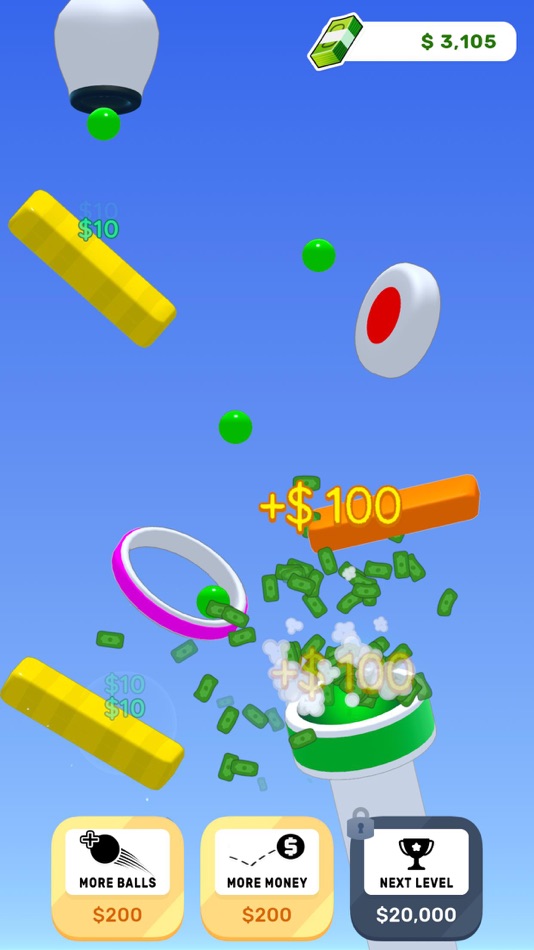 #3. Trickle-Down 3D (iOS) 由: Dawn of Play