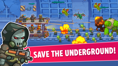 Tower Train: Zombie Defense 2D Screenshot