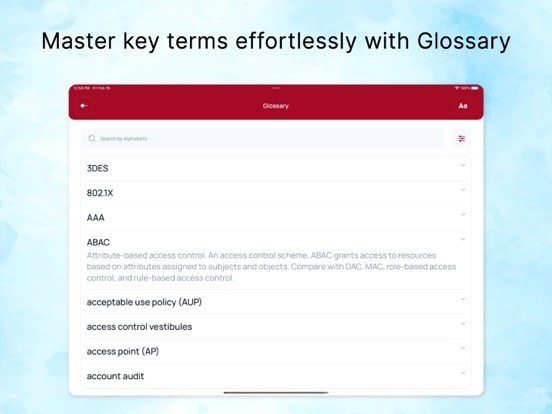 CompTIA Security+ by LearnZapp iPad screenshot 9 - Education app