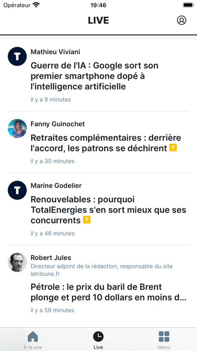 La Tribune Screenshot