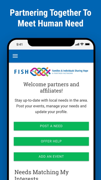 FISH Partner Network Screenshot