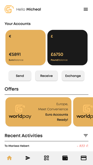 World Pay Screenshot