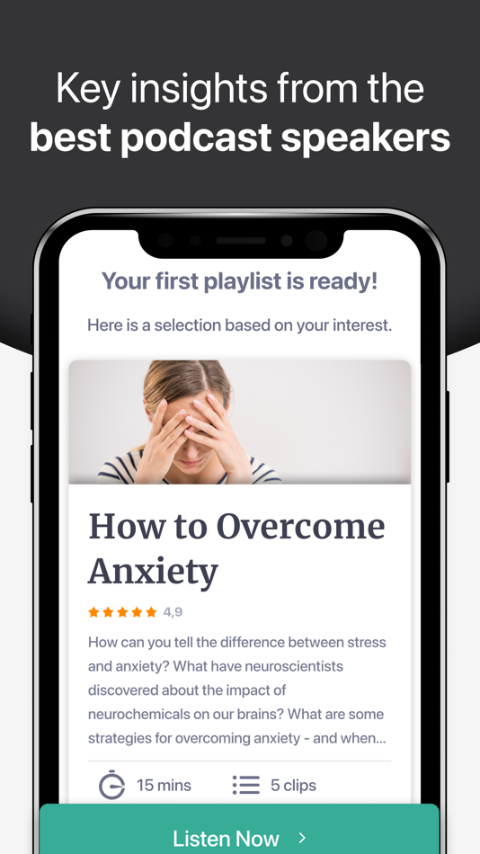 #6. MindBites: Learn from Podcasts (iOS) Von: Podcrunch Inc.