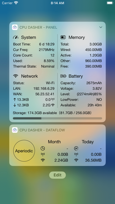 CPU Dasher Mobile Master Tools Screenshot