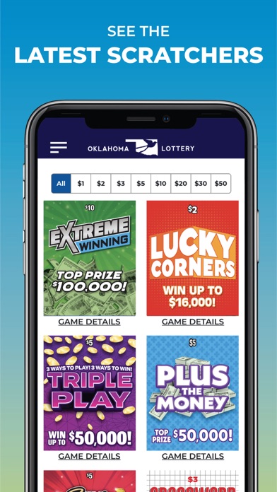 Oklahoma Lottery Screenshot