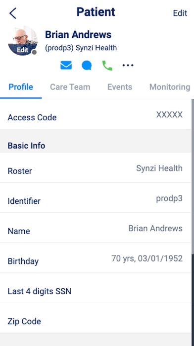Synzi Virtual Care Screenshot