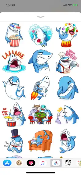 Game screenshot Funny Shark Cute Sticker 2022 apk