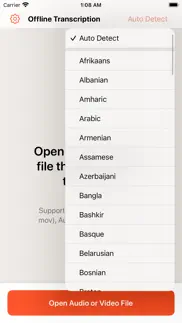 offline privacy transcription iphone screenshot 2