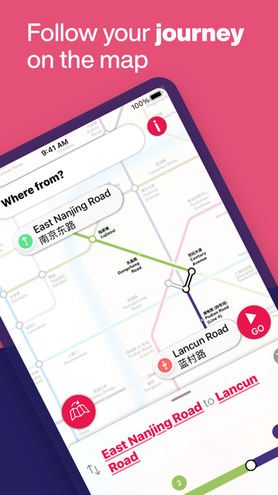 Shanghai Interactive Metro Map Screenshot
