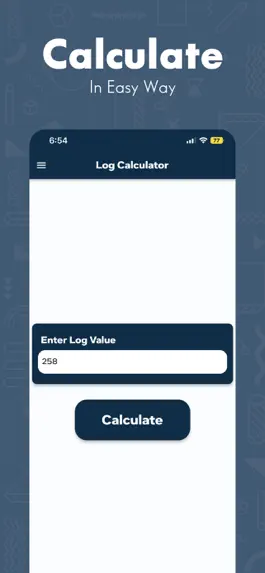 Game screenshot Logarithm Calculator for Log apk