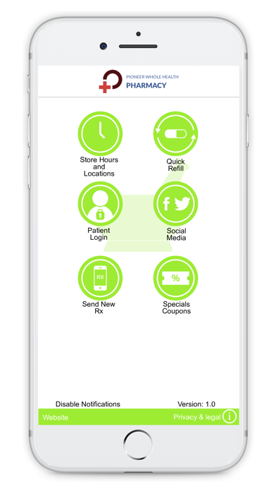 Pioneer Whole Health Pharmacy Screenshot
