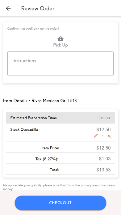 Rivas Mexican Screenshot