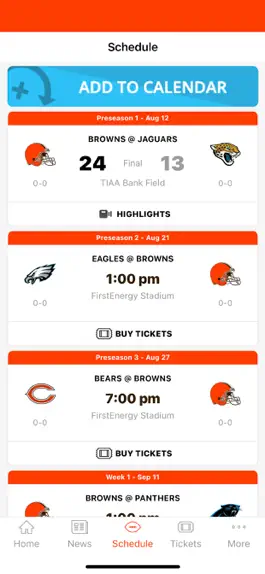 Game screenshot Cleveland Browns apk