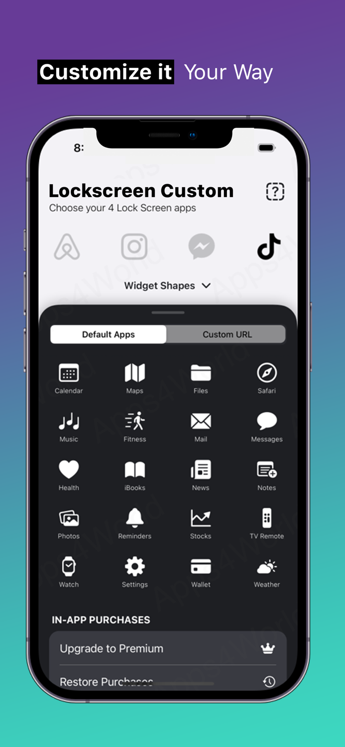 Lockscreen Custom - Widget