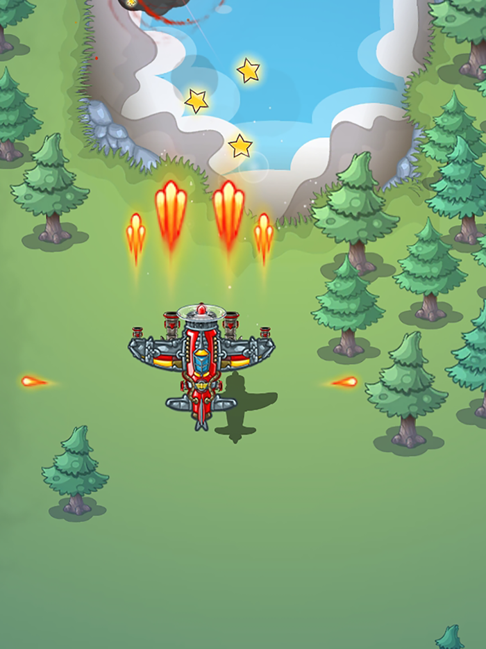 Flying Shooter Alien War Game