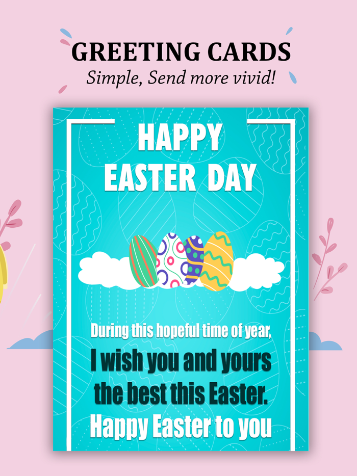 Easter Greeting Card Wallpaper