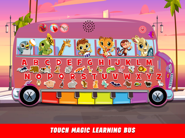Touch Magic Learning Bus A B C