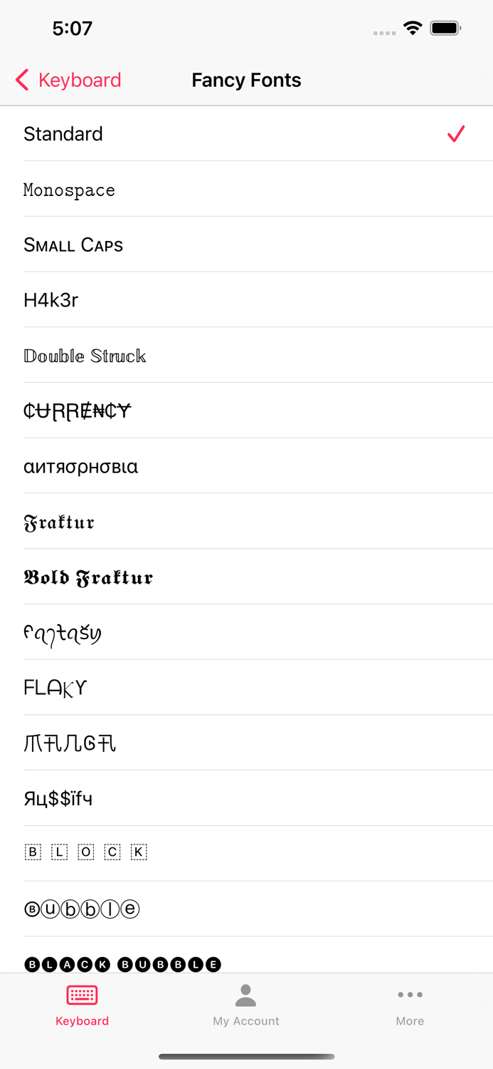 Cool Fonts - Fancy Keyboard