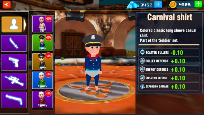 Baby Police Rope Hero