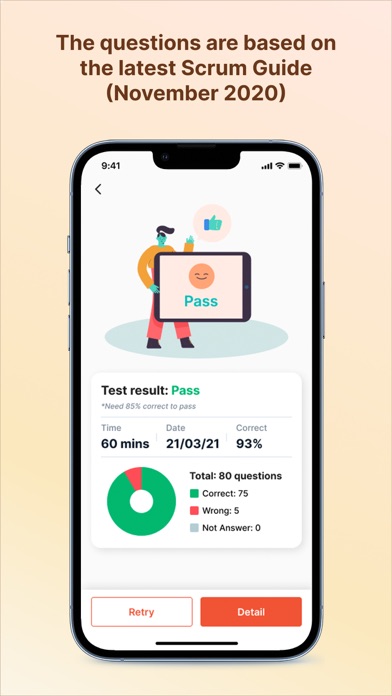 PSD Exam Simulator Screenshot