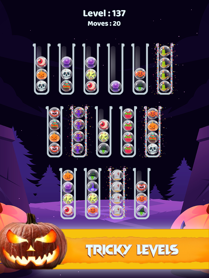 Halloween Sort Puzzle Game