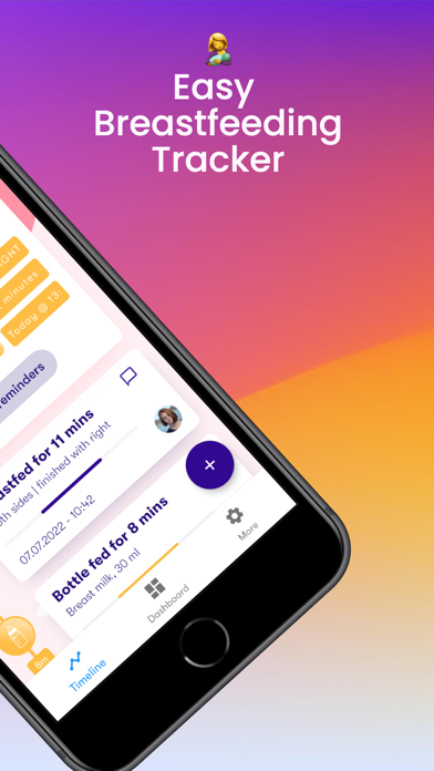 Easy Breastfeeding Tracker Screenshot