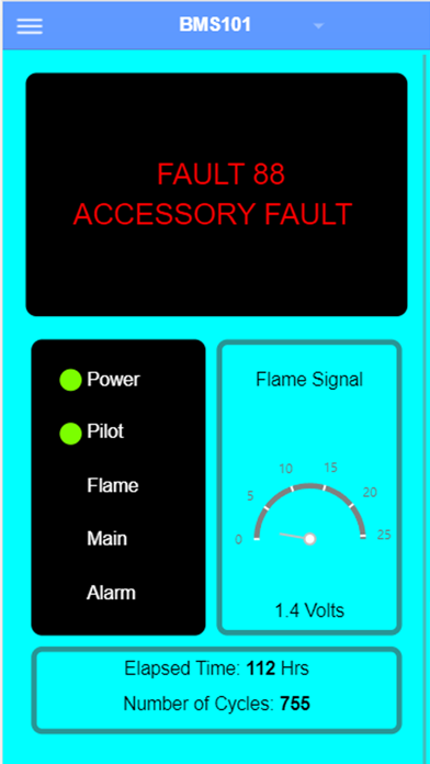 MICRO - Boiler Monitoring Screenshot