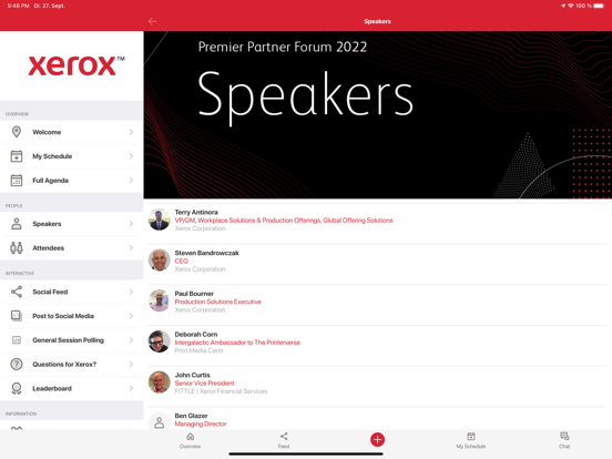 Screenshot #6 pour Xerox Event Center