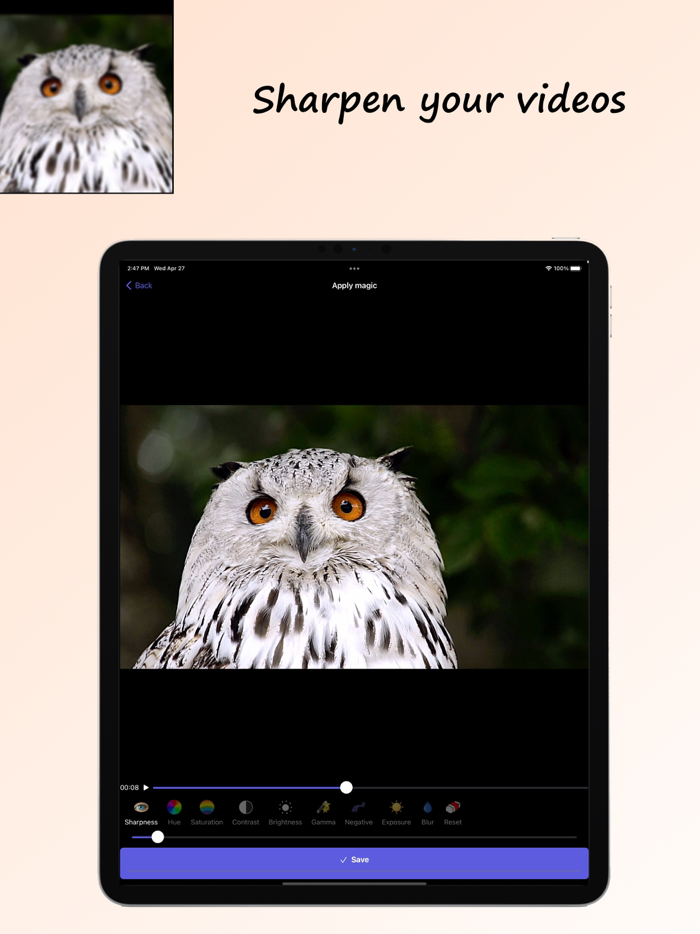 Sharpen Video Enhance Quality