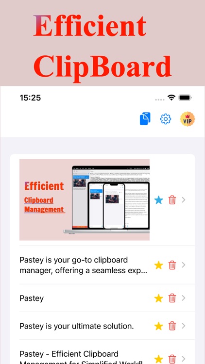 Pastey - Efficient Clipboard !