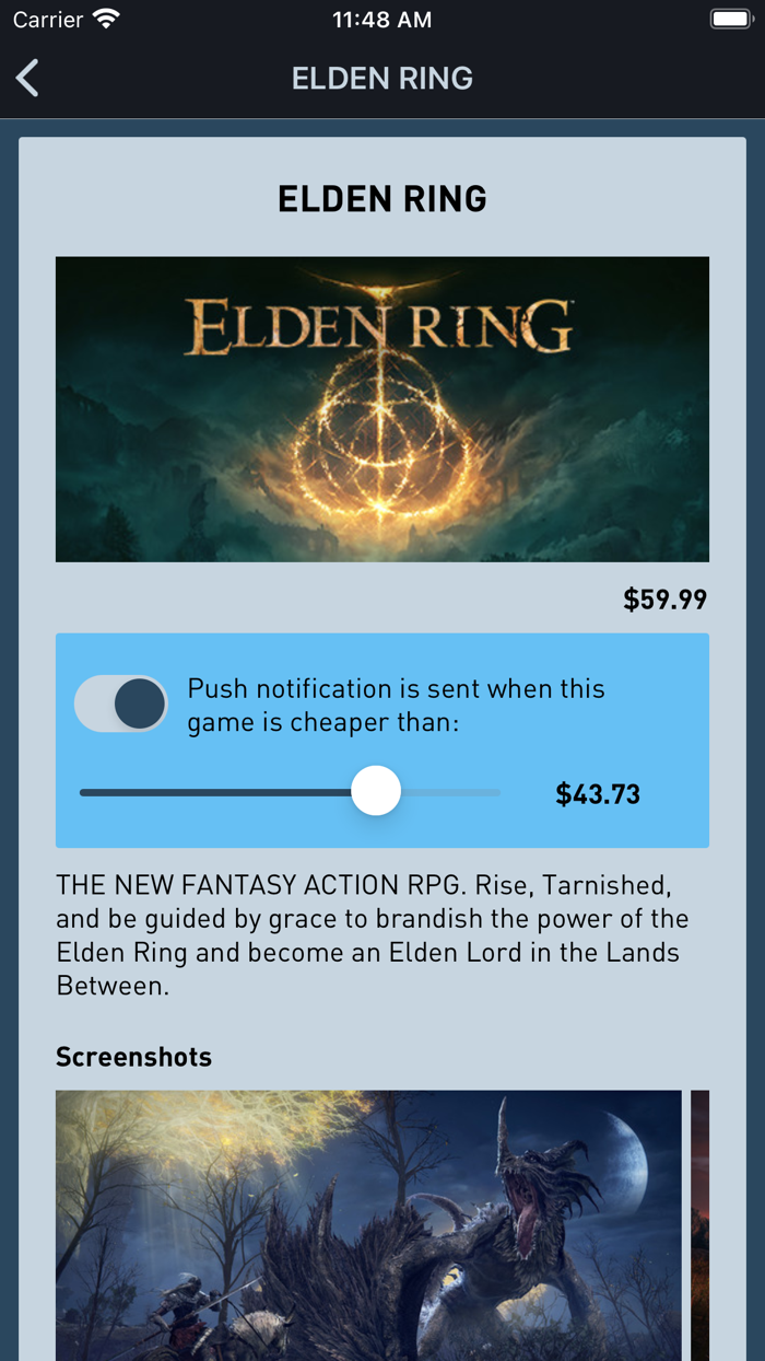 Games On Sale Finder