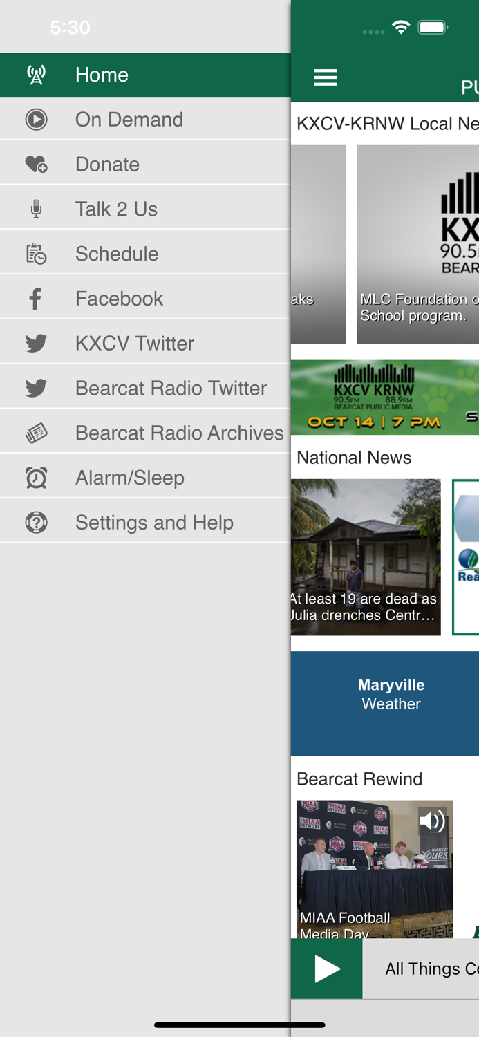 Bearcat Public Media App