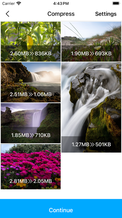 画像圧縮 - 写真ファイルサイズを一括で圧縮のおすすめ画像1