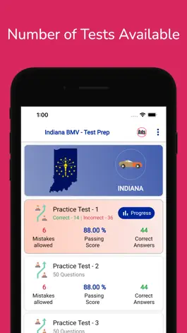 Game screenshot Indiana BMV Permit Practice hack