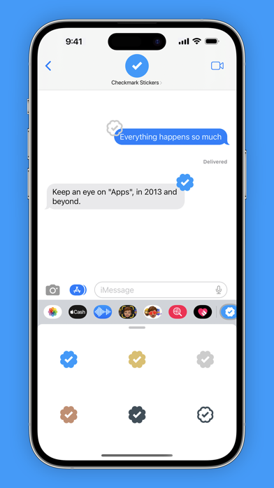 Checkmark Stickers Screenshot