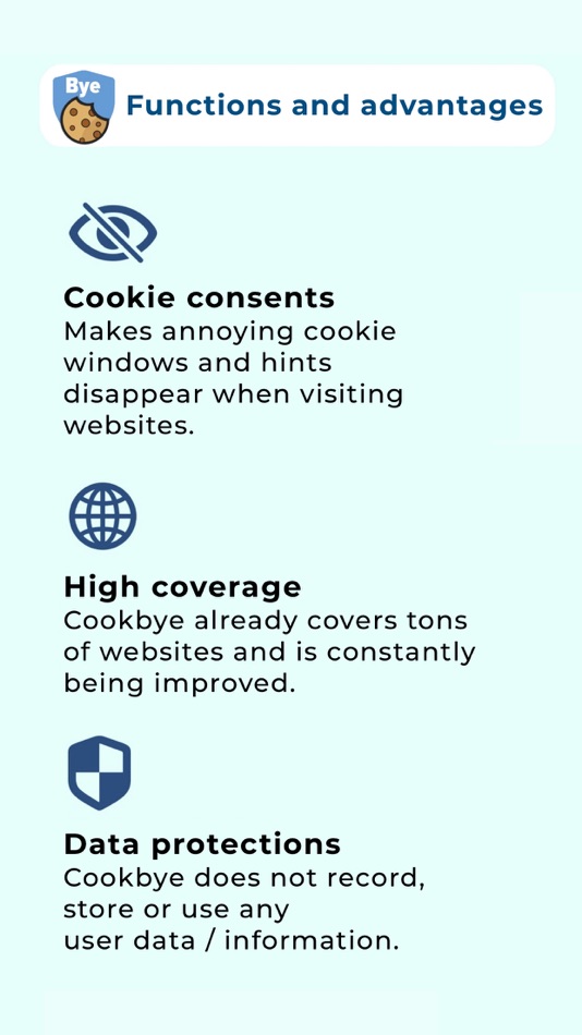 #3. Cookbye - Hide cookie consents (macOS) 由: Blackmite