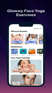 glowwy: face yoga exercise iphone screenshot 2